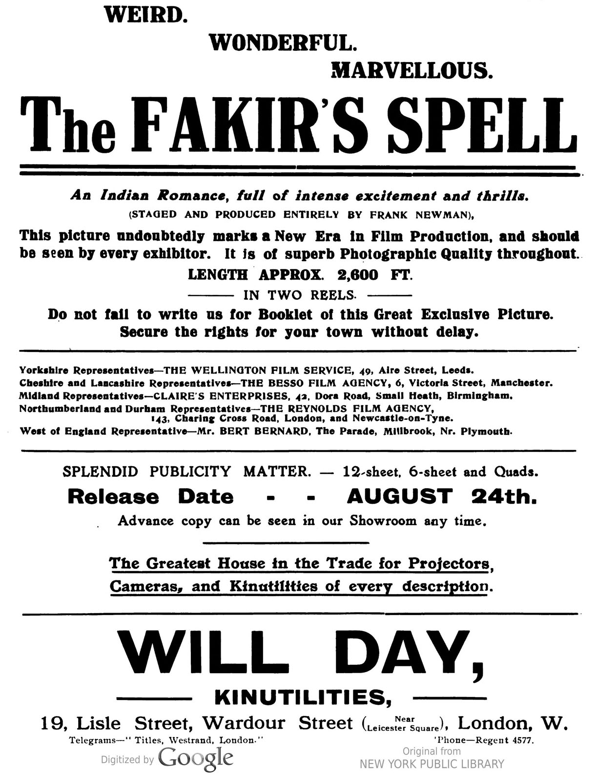 Fakir\'s Spell, The